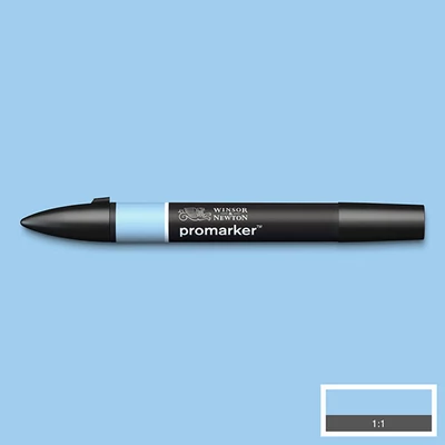 Marker cu alcool cu două vârfuri ProMarker- B318, cloud blue