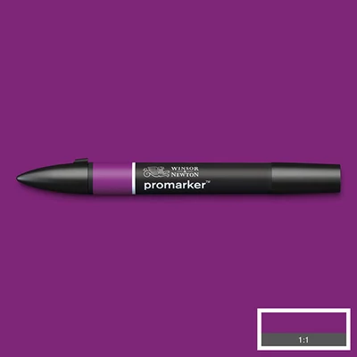 ProMarker marker cu alcool cu două vârfuri - V735, plum