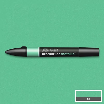ProMarker Metallic marker cu alcool cu două vârfuri  - green