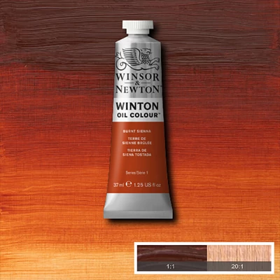 Winsor&amp;Newton Winton Culori ulei, 37 ml - 074, burnt sienna