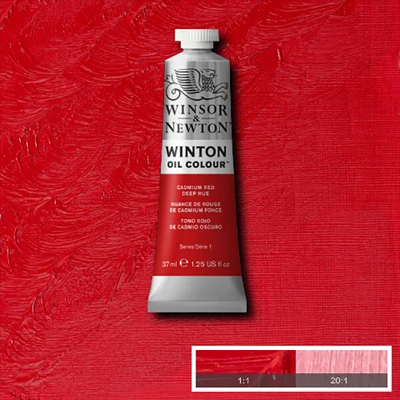 Winsor&amp;amp;Newton Winton Culori ulei, 37 ml - 098, cadmium red deep hue