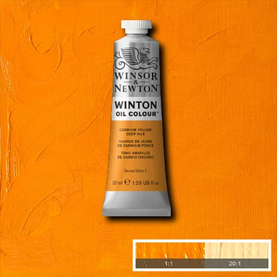 Winsor&amp;Newton Winton Culori ulei, 37 ml - 115, cadmium yellow deep hue