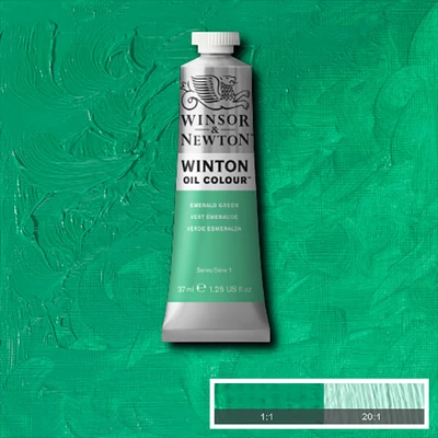 Winsor&amp;amp;Newton Winton Culori ulei, 37 ml - 241, emerald green