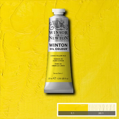 Winsor&amp;amp;Newton Winton Culori ulei, 37 ml - 346, lemon yellow hue