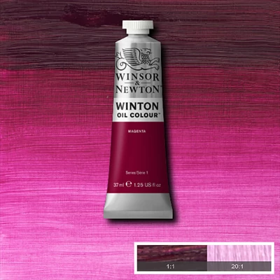 Winsor&amp;amp;Newton Winton Culori ulei, 37 ml - 380, magenta