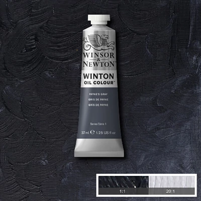 Winsor&amp;Newton Winton Culori ulei, 37 ml - 465, payne's gray