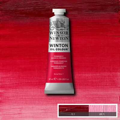 Winsor&amp;Newton Winton Culori ulei, 37 ml - 468, permanent alizarin crimson