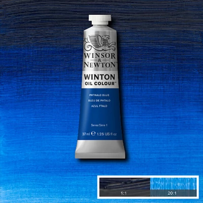 Winsor&amp;Newton Winton Culori ulei, 37 ml - 516, phthalo blue