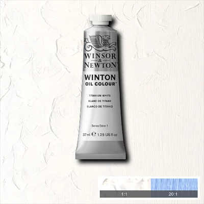 Winsor&amp;amp;Newton Winton Culori ulei, 37 ml - 644, titanium white