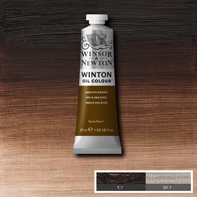 Winsor&Newton Winton Culori ulei, 37 ml - 676, vandyck brown
