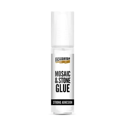 Adeziv pentru mozaic și pietricele Pentart, 20 ml