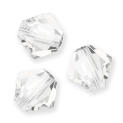 Colier din Mărgele conice de  cristal Preciosa, 6 mm - Cristal