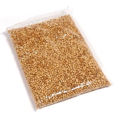 Mărgele din lemn, boabe de ovăz, 5-8 mm, 500 g - natural