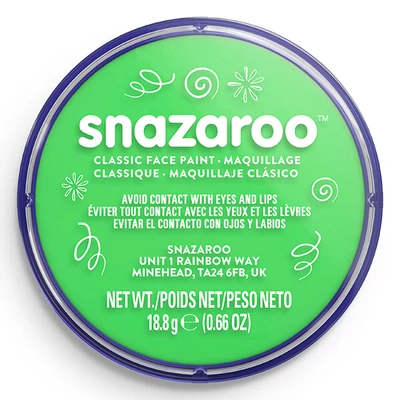 Disc de vopsea Snazaroo - verde lime, verde lime 433