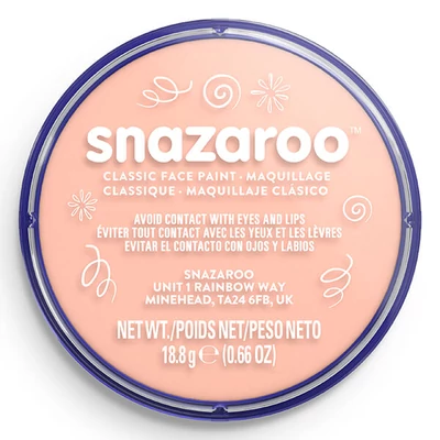 Disc de vopsea pentru față Snazaroo - roz,  pink blush 500