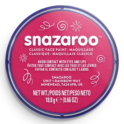 Disc de vopsea pentru față Snazaroo - roz fuchsia, roz fuchsia 599