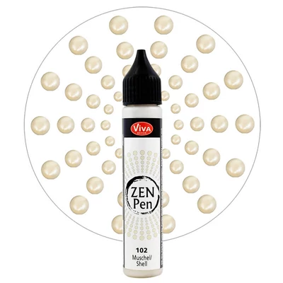 Stilou pentru pictare în puncte Zen Pen  28 ml - scoici