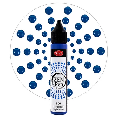 Stilou pentru pictare în puncte Zen Pen , 28 ml - lapis lazuli