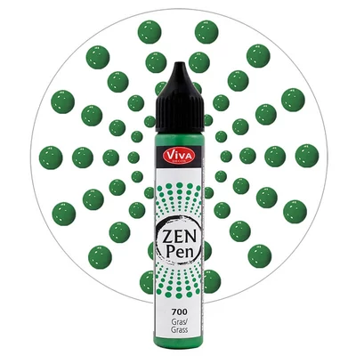 Stilou pentru pictare în puncte Zen Pen , 28 ml - verde iarba