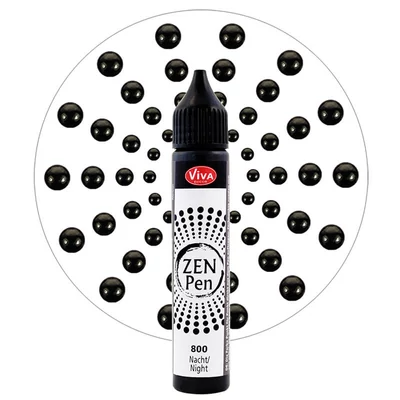 Stilou pentru pictare în puncte Zen Pen, 28 ml - noapte