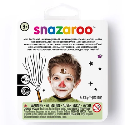Set de vopsea pentru fata Snazaroo, mini - om de zapada