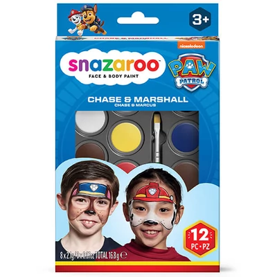 Snazaroo Set pictură facială Patrula Cățelușilor - Chase și Marshall