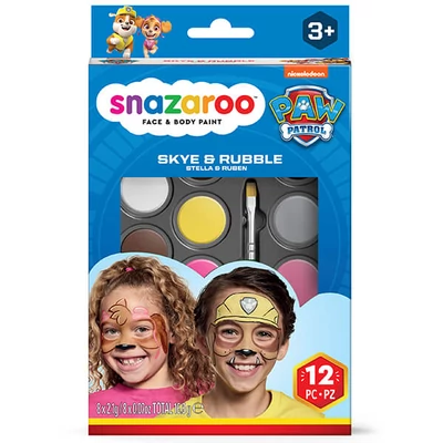 Snazaroo Set pictură facială, Patrula Cățelușilor - Skye și Rubble