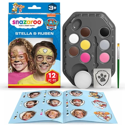 Snazaroo Set pictură facială, Patrula Cățelușilor - Skye și Rubble