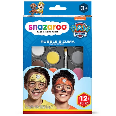 Snazaroo Set pictură facială, Patrula Cățelușilor - Rubble și Zuma