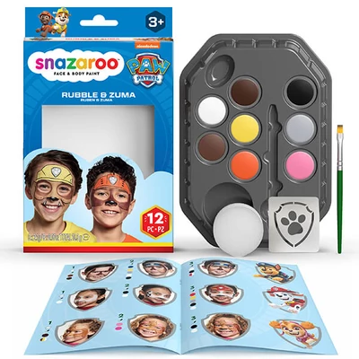 Snazaroo Set pictură facială, Patrula Cățelușilor - Rubble și Zuma