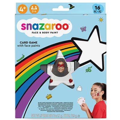Snazaroo Set pictură pe față - Pictură pe față în familie - joc de cărți