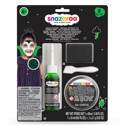 Snazaroo Special Effect set sânge artificială zombie verde