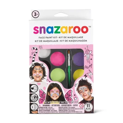 Set de vopsea de față Snazaroo - Pentru Fete