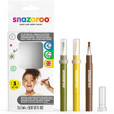 Set markere pentru pictura pe față Snazaroo - Jungle