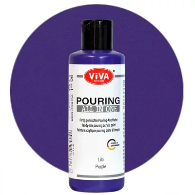 Vopsea Pouring All in One, 90 ml - violet
