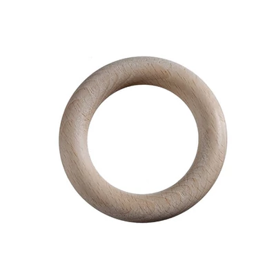 Inel de bază din lemn de fag, prinzător de vise - 7 cm, 1 buc
