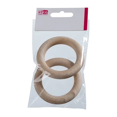 Inel de bază din lemn de fag, prinzător de vise - 7 cm