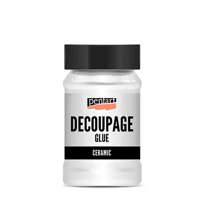 Lac adeziv pentru decoupage Pentart, 100 ml – pentru ceramică