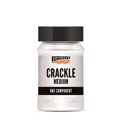 Lac de crăpare monocomponent Pentart (Crackle Medium), 100 ml