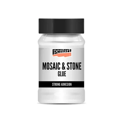 Adeziv pentru mozaic și pietricele Pentart, 100 ml