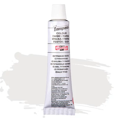 KOH-I-NOOR temperă, 16 ml - titanium white
