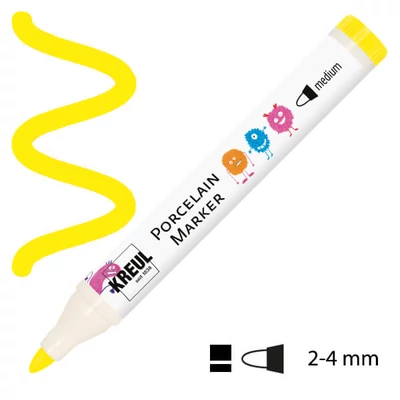 Marker pentru porțelan , HobbyLine Easy - 01 galben
