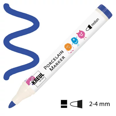 Marker pentru porțelan , HobbyLine Easy - 13 albastru închis
