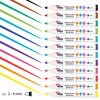 Marker porțelan, HobbyLine Easy - în diverse culori