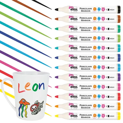 Marker porțelan, HobbyLine Easy - în diverse culori