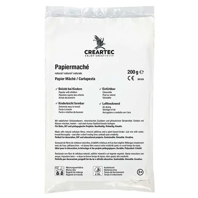 Pudră de hârtie-mâché, Creartec - 200 g