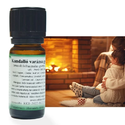 Ulei esențial pentru lumânare, 10 ml -parfum de  charm șemineu
