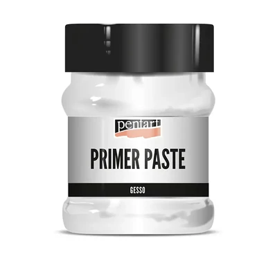 Pastă de grunduire Pentart - 230 ml, albă