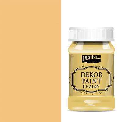 Pentart Dekor Paint Chalky vopsea cretă , 100 ml - mandarină