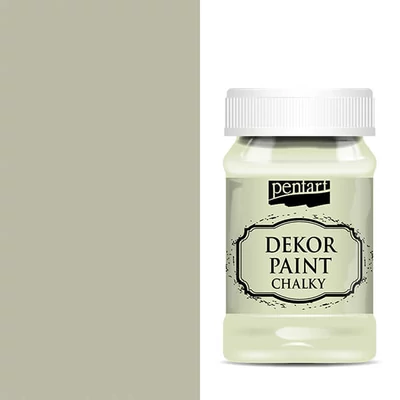 Pentart Dekor Paint Chalky vopsea cretă , 100 ml - verde lichen